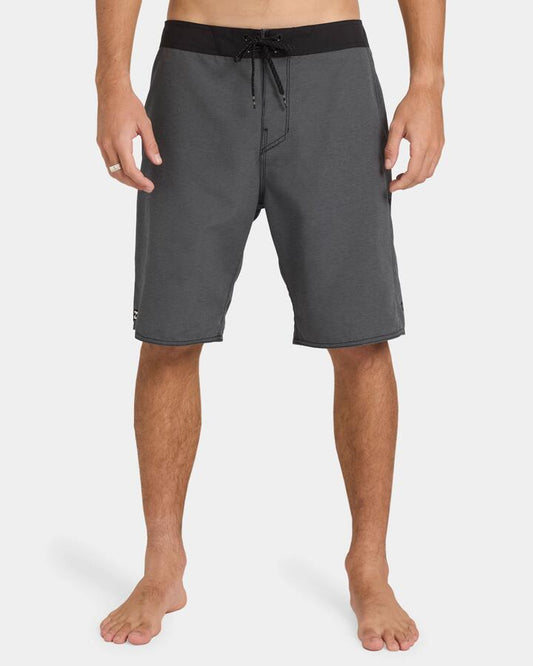 Image of Swimwear. Product name - Billabong Mens Shadow Cut Og 20" Boardshorts Char Heather - in Char Heather colour by brand - Billabong