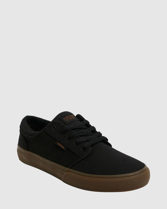 Image of Sneakers. Productname: Kustom Mens Remark Wide Sneakers Black Gum - in Black Gum colour by brand - Kustom