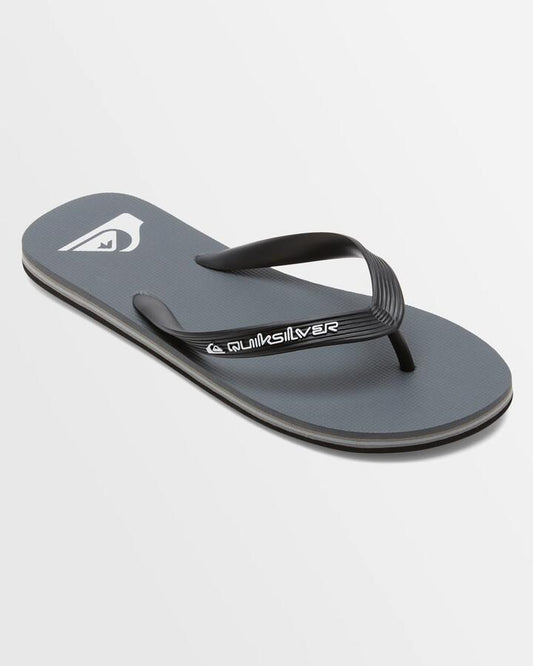 Image of Sandals. Productname: Quiksilver - Mens Molokai Core Thongs - Grey 1 - in Grey 1 colour by brand - Quiksilver