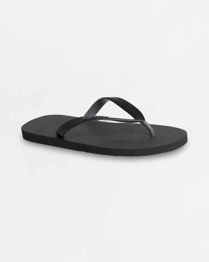 Image of Sandals. Product name - Kustom Mens Blend Base Thongs Black To Floor in Black To Floor colour by brand - Kustom