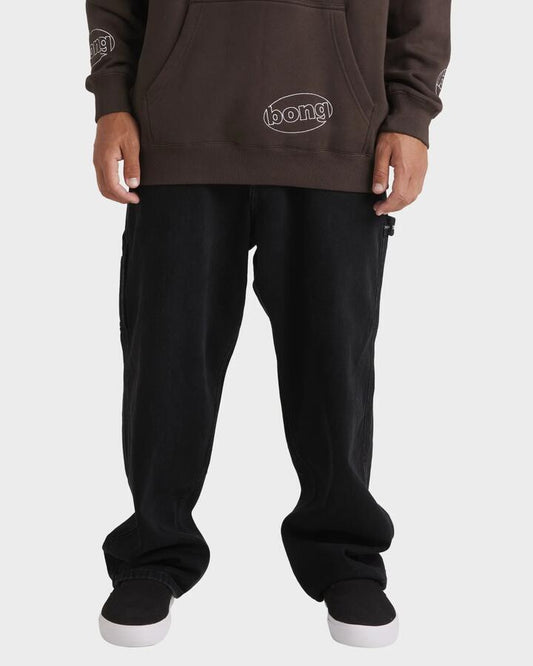 Image of Jeans. Product name - Billabong Mens Chrome Denim Jeans Washed Black in Washed Black colour by brand - Billabong