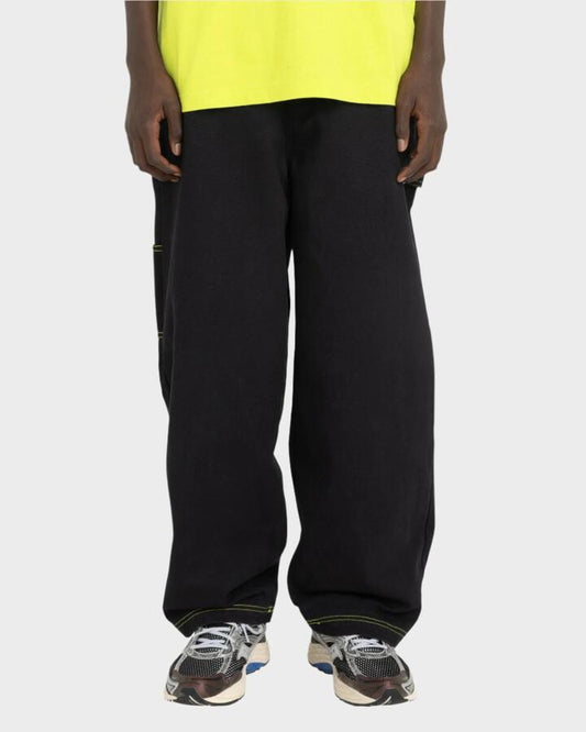 Image of a model wearing Pants. Productname: Element - Mens Ffnc Cargo Pants - Flint Black - in Flint Black colour by brand - Element