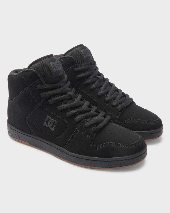 Image of Sneakers. Productname: DC Shoes - Mens Manteca 4 Hi Sneakers - Black/Black/Gum - in Black/Black/Gum colour by brand - DC Shoes