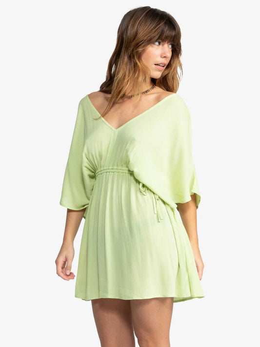 Image of Dresses. Productname: Roxy Womens Sun Baby Beach Cover Up Mini Dress Margarita - in Margarita colour by brand - Roxy