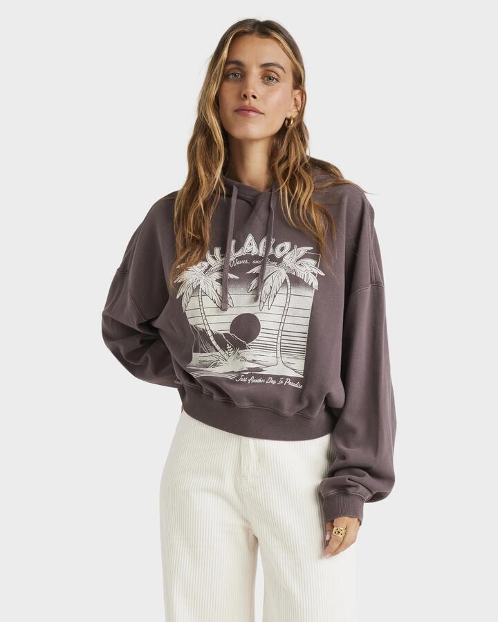 Image of a model wearing Outerwear. Productname: Billabong Sweet Escape Hoodie Kona - in Kona colour by brand - Billabong
