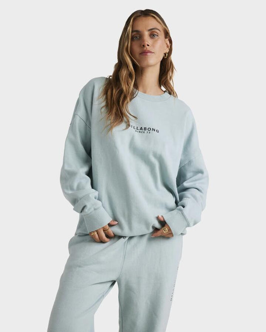 Image of Accessories. Productname: Billabong Womens Society Crew Neck Sea Fog - in Sea Fog colour by brand - Billabong