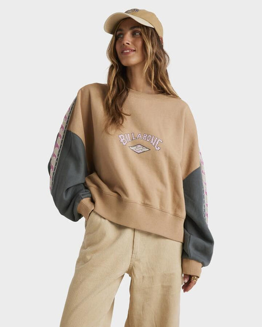 Image of Accessories. Productname: Billabong Womens The Way Back Crew Neck Multi - in Multi colour by brand - Billabong