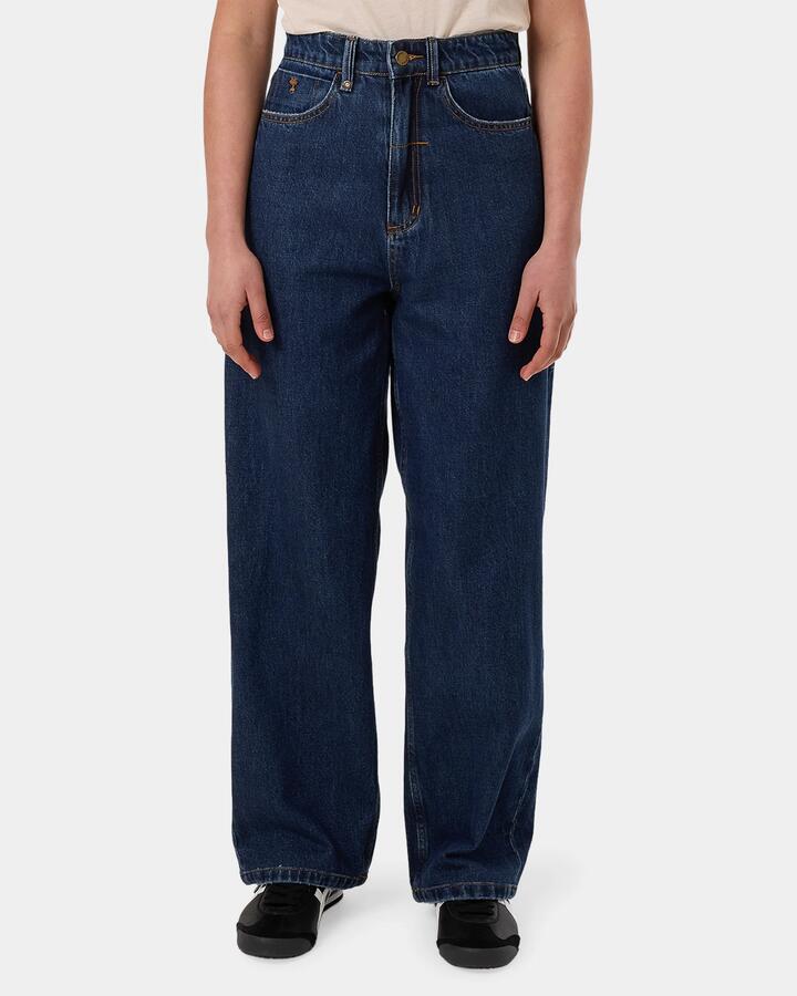 Image of Jeans. Product name - Thrills Womens Billy Denim Jeans Rinsed Ink in Rinsed Ink colour by brand - Thrills
