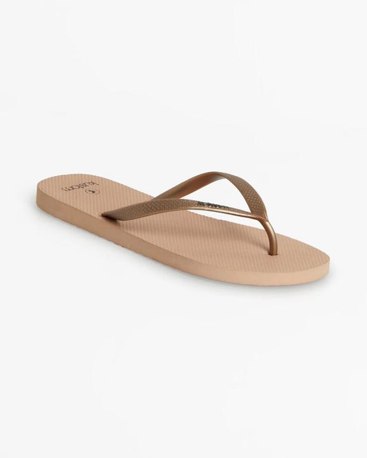 Image of Sandals. Product name - Kustom Womens Classic Thongs Rose Tan in Rose Tan colour by brand - Kustom
