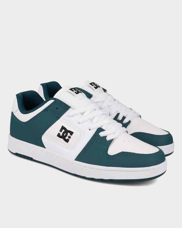 Image of Shoes. Productname: DC Shoes Mens Manteca 4 Skate Shoes White/Light Navy - in White/Light Navy colour by brand - DC Shoes