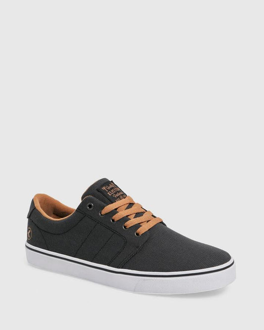 Image of Sneakers. Productname: Kustom - Mens Layday Sneakers - Black/Tan - in Black/Tan colour by brand - Kustom