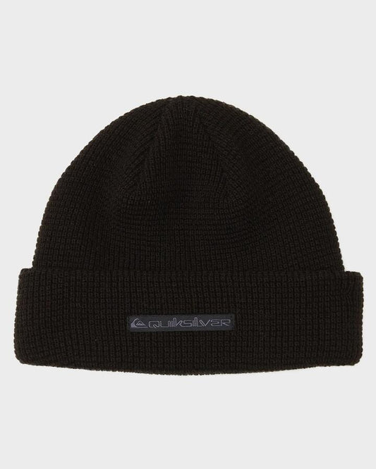 Image of Hats. Productname: Quiksilver - Mens The Local Beanie - Black - in Black colour by brand - Quiksilver