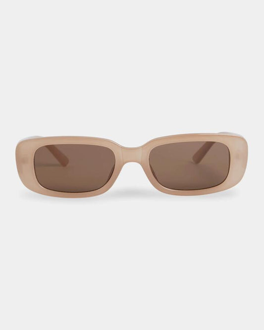 Image of Sunglasses. Productname: Nunui - Holly Square Sunglasses - Cream Brown - in Cream Brown colour by brand - Nunui