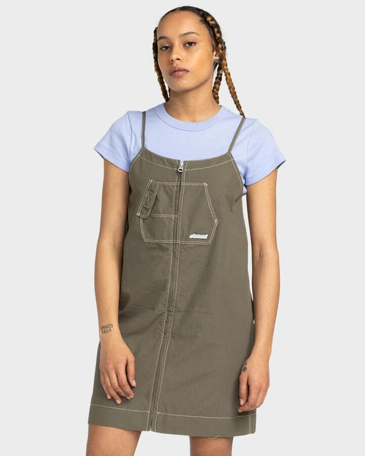 Image of Dresses. Productname: Element - Womens Monica Mini Dress - Kalamata - in Kalamata colour by brand - Element