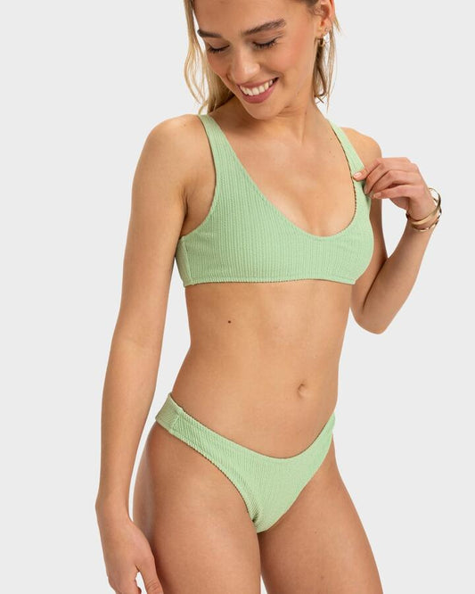 Image of Swimwear. Productname: Roxy - Womens Aruba Hl Cheeky Bikini Bottom - Sprucetone - in Sprucetone colour by brand - Roxy