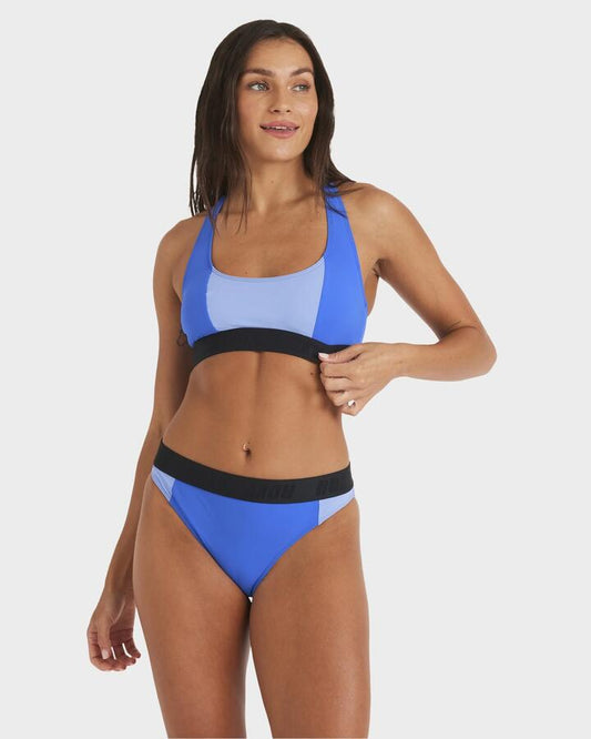 Image of Swimwear. Productname: Roxy - Womens Block Active Bikini Top - Dazzling Blue - in Dazzling Blue colour by brand - Roxy
