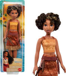Image of Dolls. Product name - Disney Moana 2 Loto Fashion Doll in colour by brand - Barbie