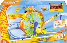 Image of Toy Cars. Product name - Hot Wheels Rapid Launch & Loop Playset in colour by brand - Hot Wheels