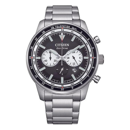 Image of Watches. Productname: Citizen Men's Eco-Drive Chronograph Watch CA4500-91E in Watch colour by brand - Citizen