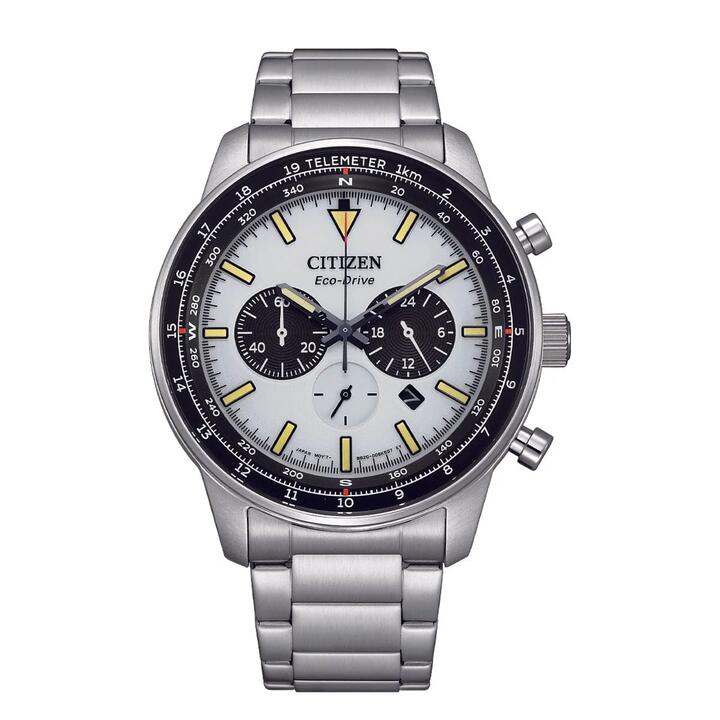 Image of Watches. Productname: Citizen Men's Eco-Drive Chronograph Watch CA4500-91A in Watch colour by brand - Citizen