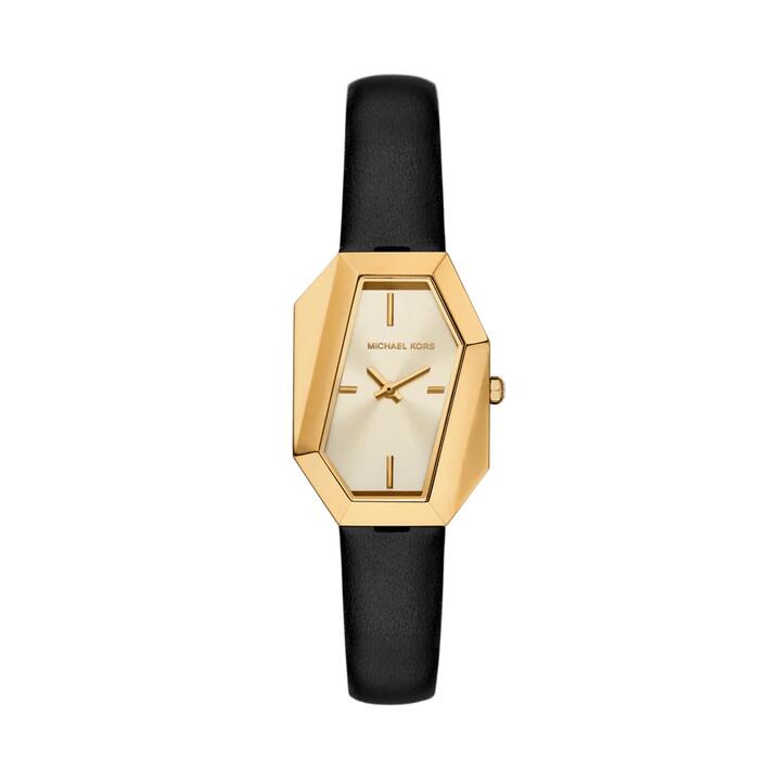 Image of Watches. Productname: Michael Kors Suri Two-Hand Black Leather Watch MK4880 in Watch colour by brand - Michael Kors