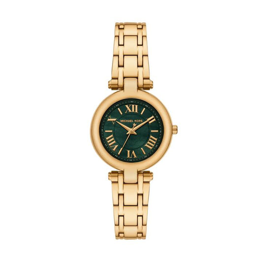 Image of Watches. Productname: Michael Kors Laney Three-Hand Gold-Tone Stainless Steel Watch MK4892 in Watch colour by brand - Michael Kors