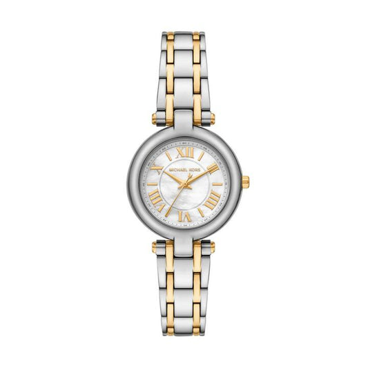 Image of Watches. Productname: Michael Kors Laney Three-Hand Two-Tone Stainless Steel Watch MK4895 in Watch colour by brand - Michael Kors