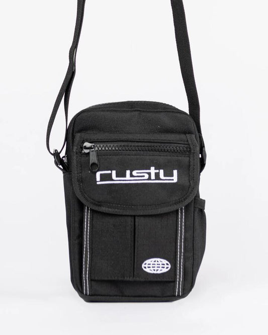 Image of Bags. Productname: Rusty - Mens Domination Sling Bag - Black - in Black colour by brand - Rusty