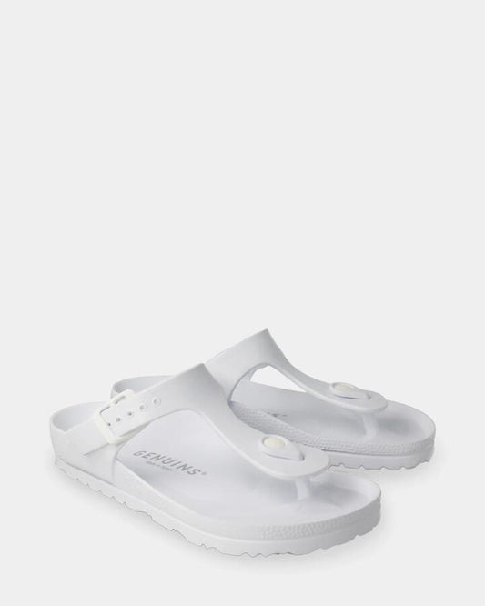 Image of Sandals. Productname: Genuins Menorca Thongs White - in White colour by brand - Genuins