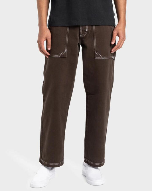 Image of Jeans. Product name - Quiksilver Mens Mercury Denim Jeans Turkish Coffee in Turkish Coffee colour by brand - Quiksilver