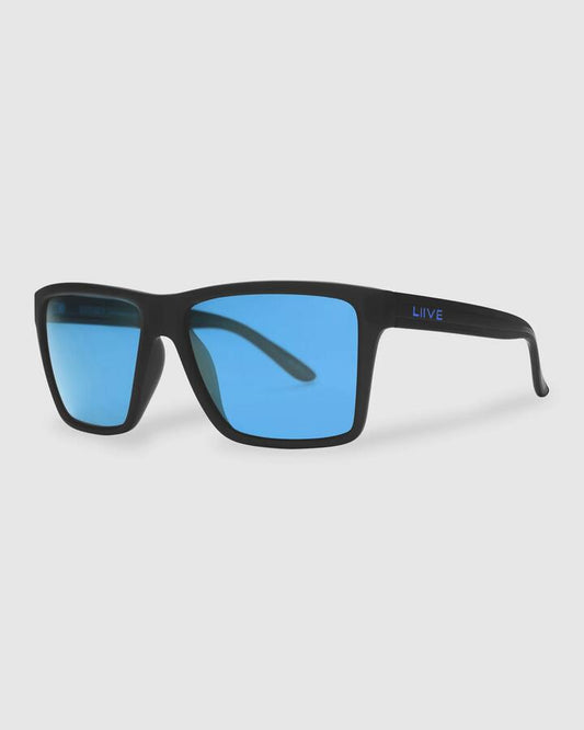 Image of Sunglasses. Productname: Liive Matt Scholz Sabotage Polarized Sunglasses Mirror Matt Black - in Mirror Matt Black colour by brand - Liive