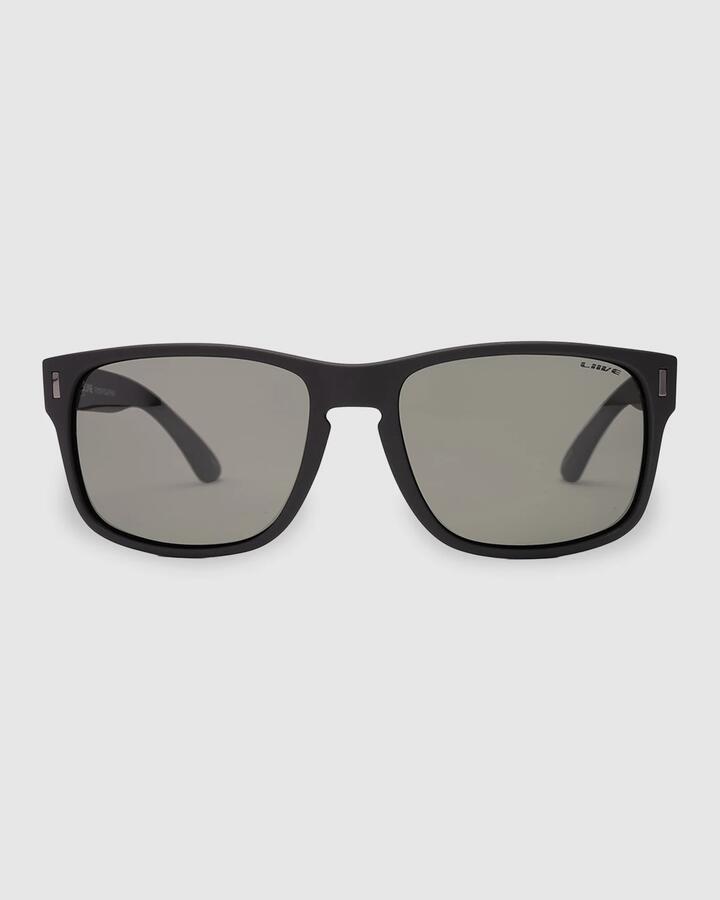 Image of Sunglasses. Productname: Liive - The Lewy Polarized Sunglasses - Matt Black - in Matt Black colour by brand - Liive