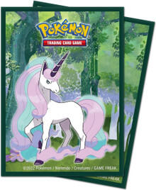 Image of Toys. Product name - Gallery Series Enchanted Glade Standard Deck Pokemon Protector Sleeves in colour by brand - Pokemon Tcg