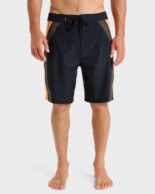 Image of Swimwear. Productname: Quiksilver - Mens Mercury Panel 20 Boardshorts - Black - in Black colour by brand - Quiksilver