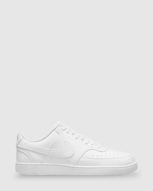 Image of Sneakers. Product name - Nike Court Vision Low Next Nature Sneakers White/White-White in White/White-White colour by brand - Nike
