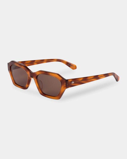 Image of Sunglasses. Productname: Sito - Kinetic Amber Square Sunglasses - Amber Tort/Coffee - in Amber Tort/Coffee colour by brand - Sito