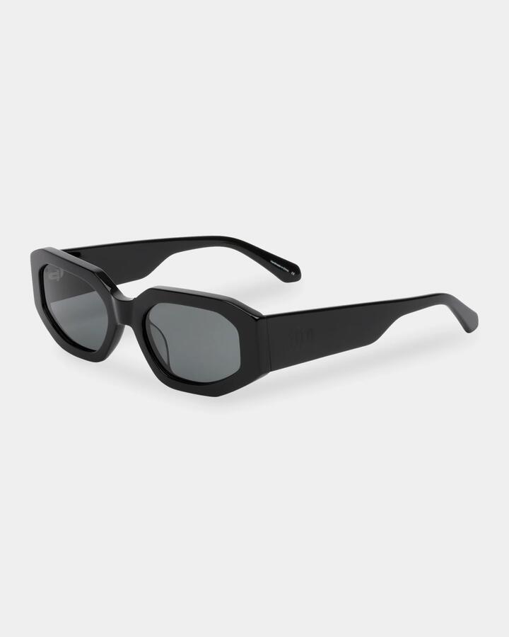 Image of Sunglasses. Productname: Sito - Juicy Honey Square Sunglasses - Black Iron Grey Pola - in Black Iron Grey Pola colour by brand - Sito