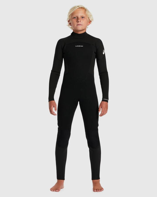 Image of Wetsuits. Product name - Quiksilver Boys 8-16 3/2Mm Prologue Gbs Back Zip Wetsuit Black in Black colour by brand - Quiksilver