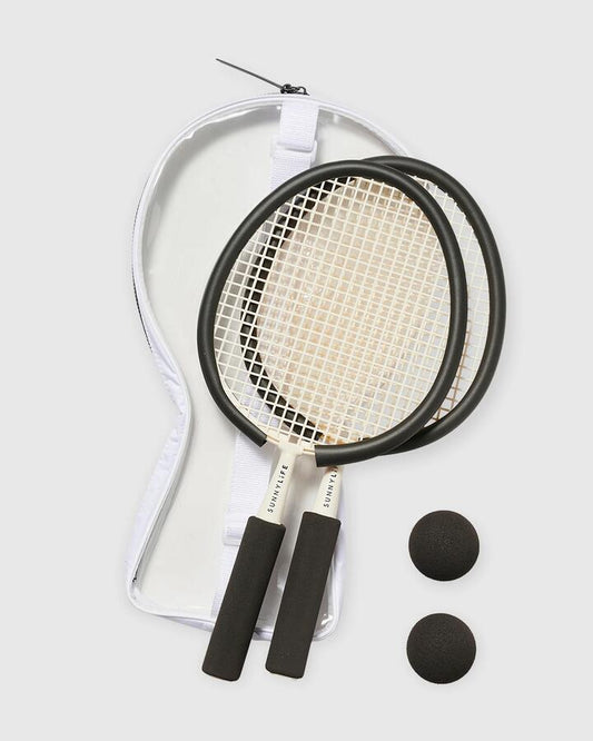 Image of Accessories. Productname: Sunnylife - Casa Vintaga Foam Beach Bats - Vintage Black - in Vintage Black colour by brand - Sunnylife