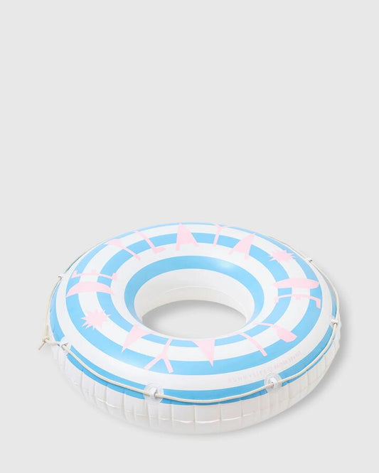 Image of Rings. Productname: Sunnylife - De Playa Strip Retro Pool Ring - Stripe - in Stripe colour by brand - Sunnylife