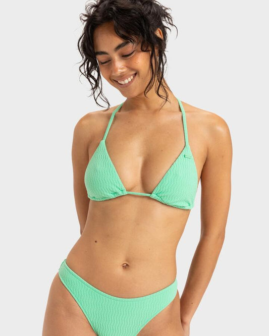 Image of Swimwear. Product name - Roxy Womens Lagos Bikini Top Spring Bud in Spring Bud colour by brand - Roxy