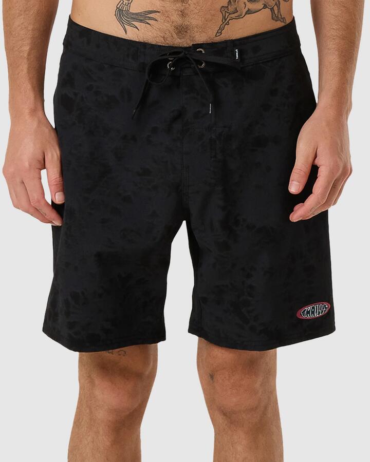 Image of Swimwear. Productname: Thrills - Mens Bueno Boardshorts - Black - in Black colour by brand - Thrills