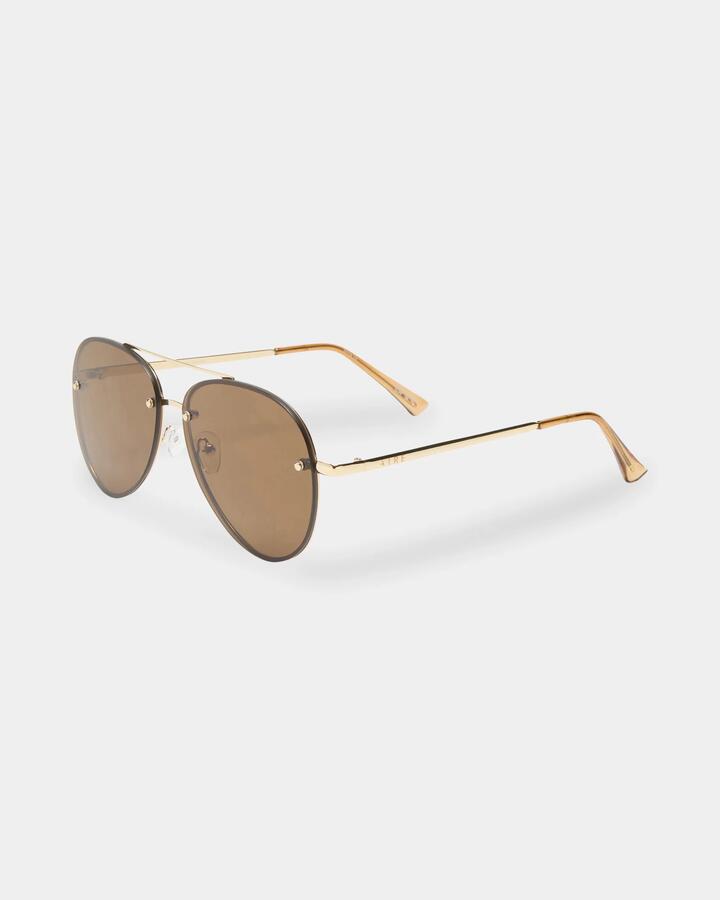 Image of Sunglasses. Productname: Aire - Mirzam Aviator Sunglasses - Brown Mono - in Brown Mono colour by brand - Aire