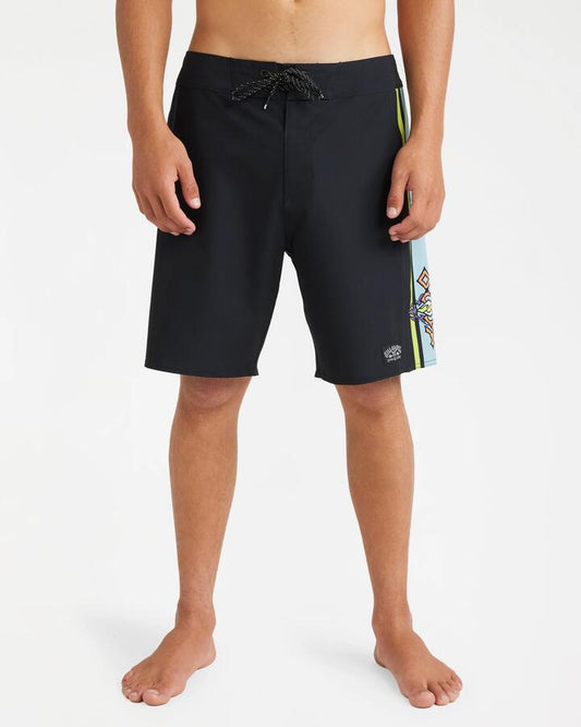 Image of Swimwear. Productname: Billabong Mens Occy Pro Boardshorts Washed Black - in Washed Black colour by brand - Billabong