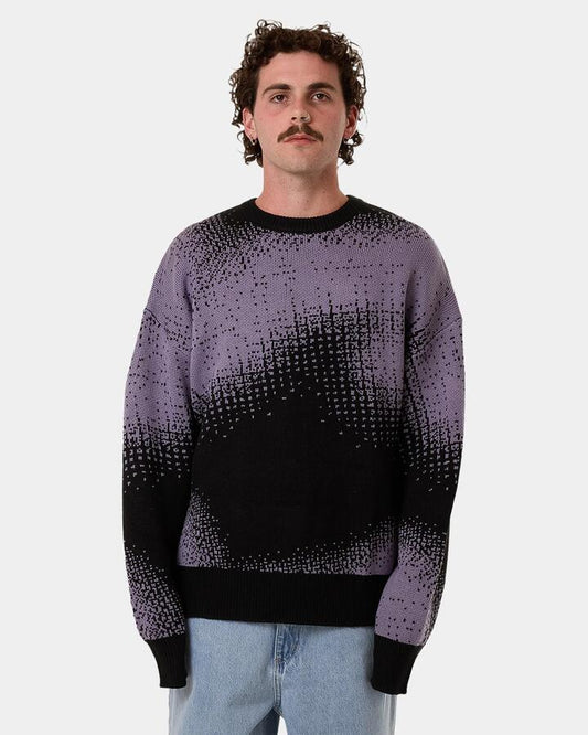 Image of Accessories. Productname: Thrills Mens Relax Your Eyes Crew Neck Black - in Black colour by brand - Thrills