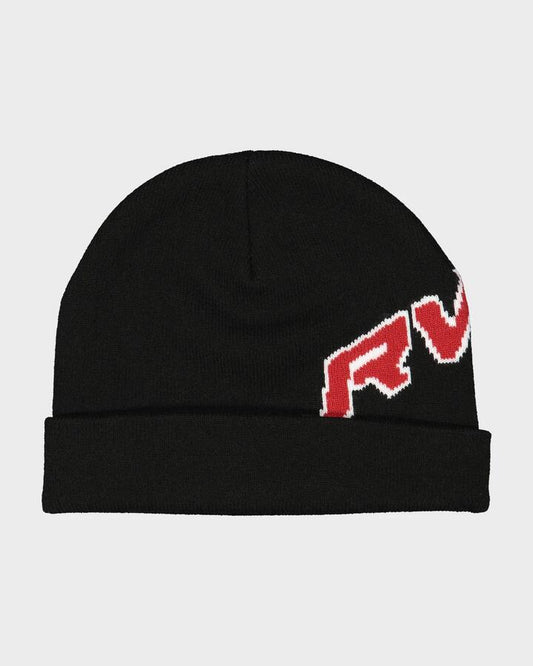 Image of Hats. Productname: RVCA Mens Rev Cuff Beanie Rvca Black - in Rvca Black colour by brand - RVCA