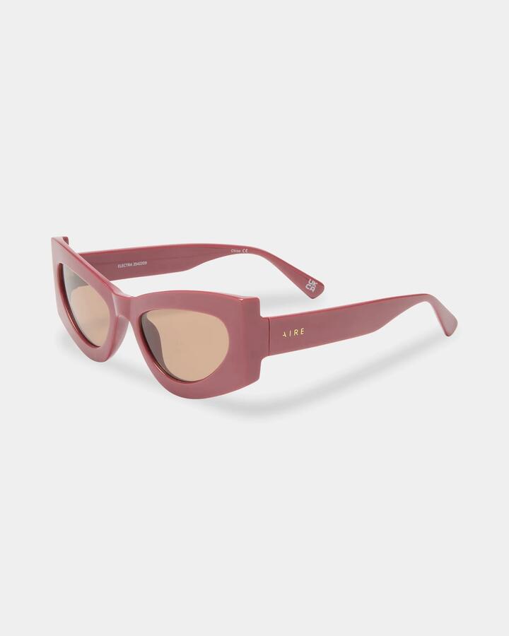 Image of Sunglasses. Productname: Aire Electra Terracotta Sunglasses Hazel Tint - in Hazel Tint colour by brand - Aire