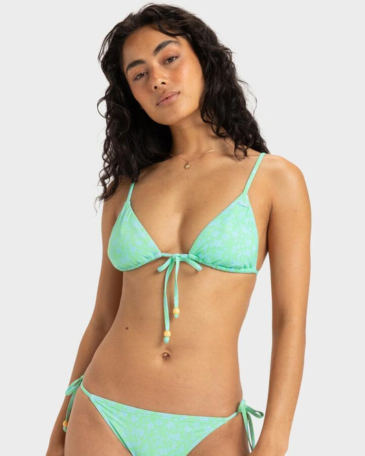 Image of Swimwear. Productname: Roxy Womens Mini Hula Bikini Top Spring Bug Vaca All Day - in Spring Bug Vaca All Day colour by brand - Roxy