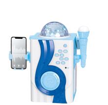 Image of Toys. Product name - Bluetooth Karaoke with Disco Lights Blue in colour by brand - Toymate