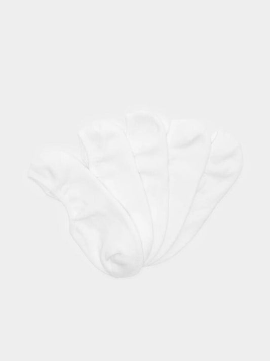 Image of Socks. Productname: Article One 5 Pairs of Invisible Socks One in White colour by brand - Article One